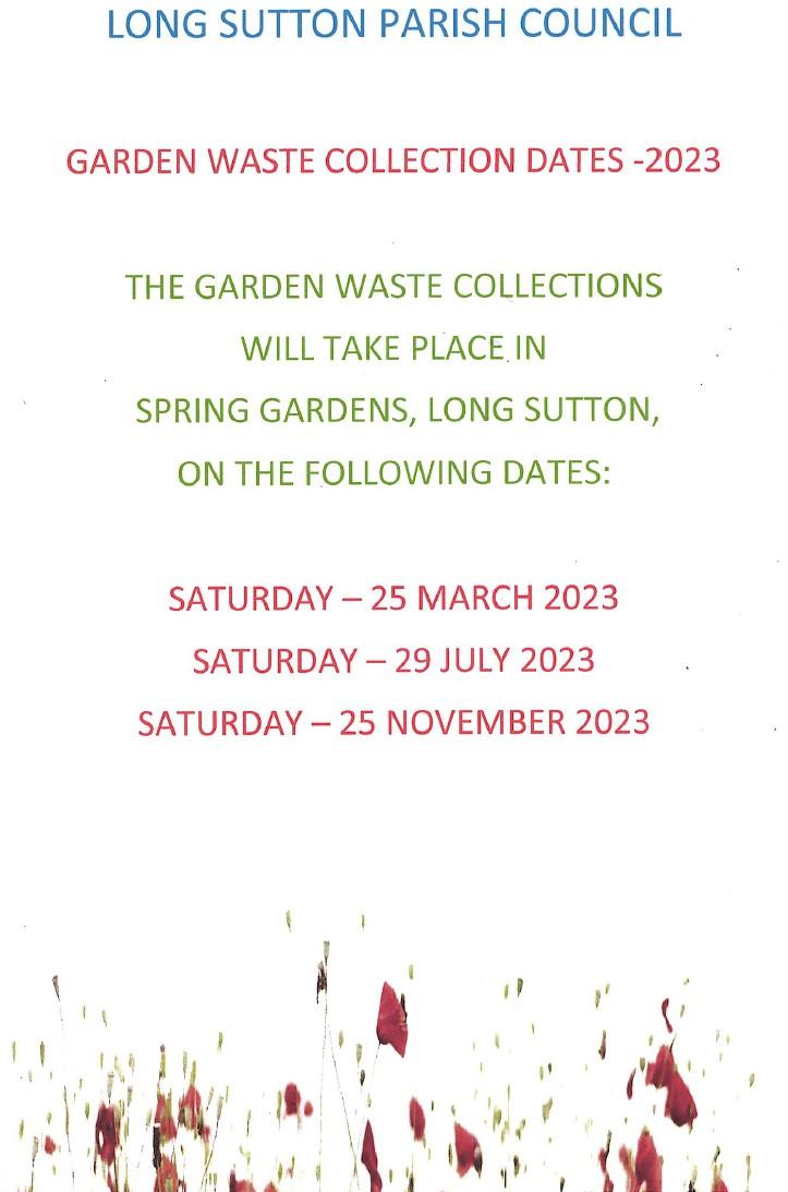Waste collection poster